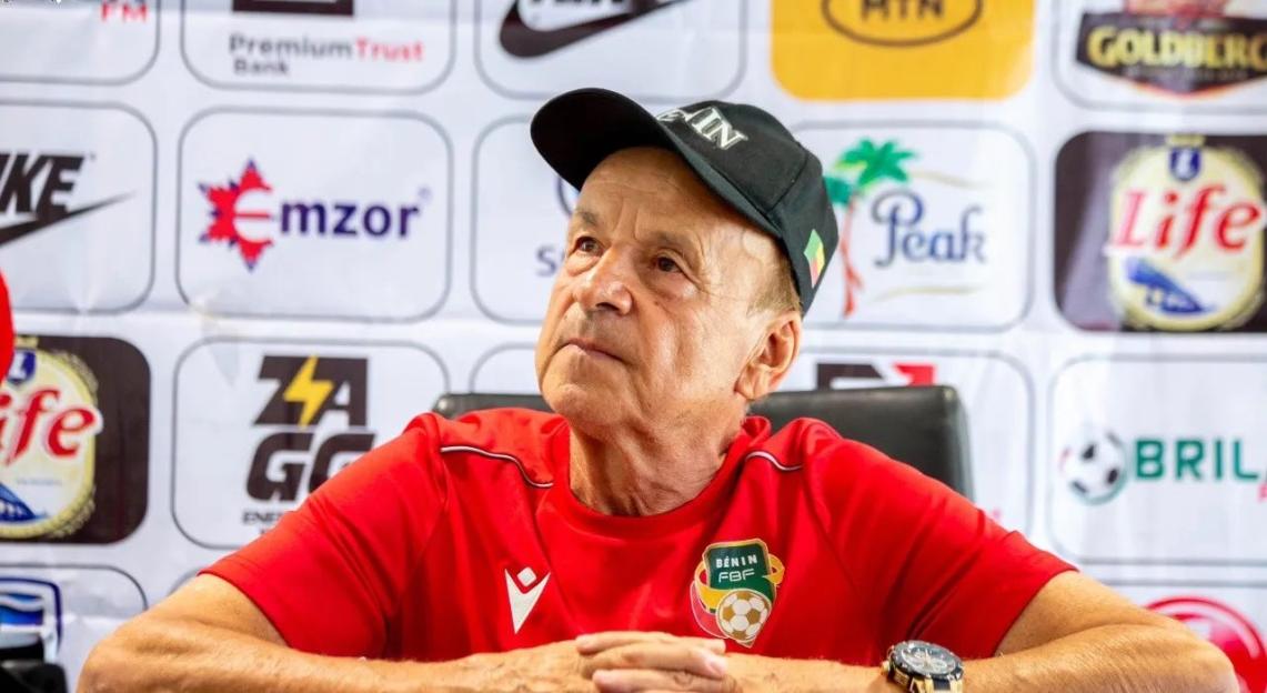 Rohr Throws His Support Behind the Super Eagles in 2026 WCQ Playoffs!